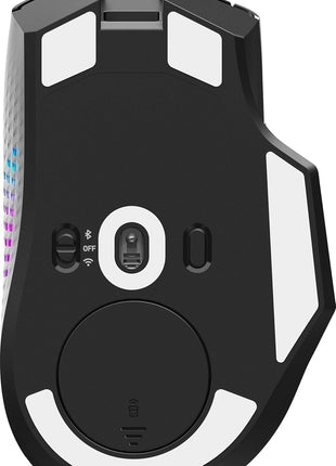 msi Versa PRO W Gaming Mouse, 26000 DPI, 70M+ Clicks, OMRON Optical Micro Switch, Optical Sensor, Ergonomic Ambitextrous Hand Design, RGB Light