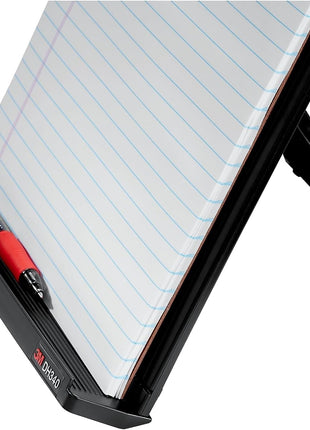 DH340MB 3M Fold-Flat Freestanding Desktop Copyholder, Plastic, 150 Sheet Capacity, Black