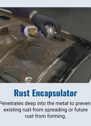 Eastwood Rust Encapsulator Aerosol | Quick Drying with UV Resistance and Heat Resistance up to 400 Degrees Fahrenheit | 15 Oz, Black | 2 Pack