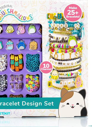 Original Squishmallows Bracelet Design Set, Cute & Friendship Bracelet Kit, Jewelry Making Kit, Charm Bracelet Making Kit, Beading & Jewelry Making, Friendship Bracelet Making Kit