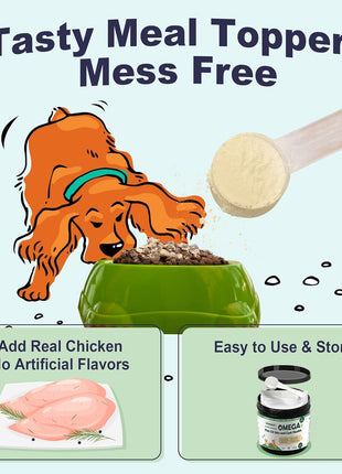 ZEBORA Pumpkin for Dogs, Omega 3 Fish Oil for Dogs