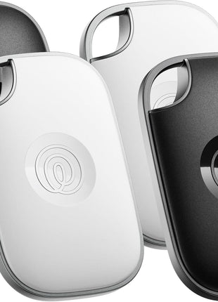 Life360 Tile Pro - Powerful Bluetooth Tracker, Key Finder and Item Locator for Keys Bags, and More. Both iOS and Android Compatible. Phone Finder. 4-Pack (Black/White)
