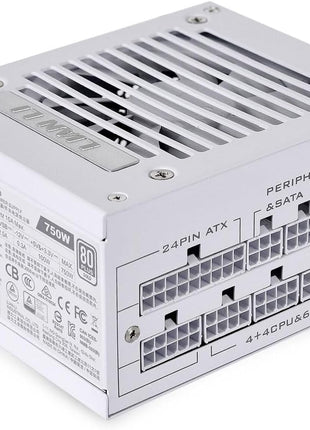 Lian-Li SP750 750W 80+ Gold Certified Fully Modular SFX Power Supply Unit, White