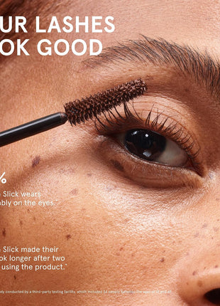 Glossier Lash Slick Tubing Mascara, Lengthening & Lifting, Natural Brown