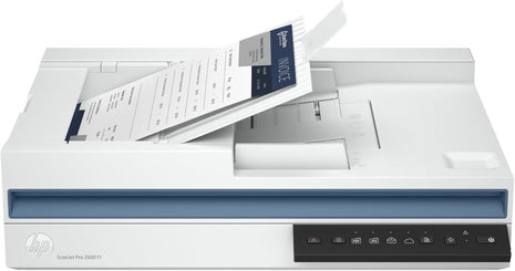 HP ScanJet Pro 2600 f1, White, Fast 2-Sided Scanning and Auto Document Feeder (20G05A)