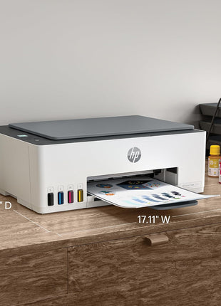 HP Smart Tank 5101 Wireless All-in-One Refillable Printer, Scanner, Copier with 2 Years of Ink Included, Wireless (2.4ghz only) Printer-for-Home use (1F3Y0A)