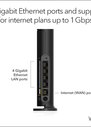 NETGEAR WiFi 6 Router (R6700AXv3)  - Security Features, AX1800 Wireless Speed (Up to 1.8 Gbps) - Covers up to 1,500 sq. ft., 20 Devices