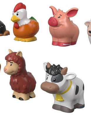 Fisher-Price Little People Farm Animal Friends Figure Set | 8 Toy Animal Figures, Pretend Play, Toddlers & Preschool Kids Ages 1+ Years