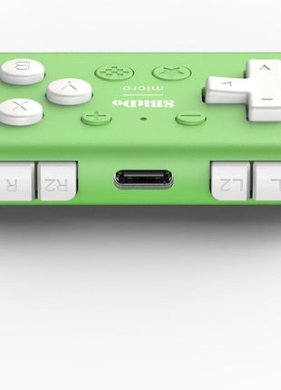 Nargos 8BitDo Micro Bluetooth Key Chain Sized Mini Controller for Nitendo Switch, Windows, Android and macOS (Micro- Green)