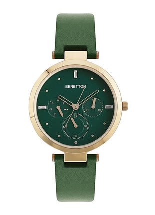 United Colors of Benetton Women Green Round Dial Analog Watch - UWUCL1004