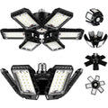 LED Garage Lights Bulb 2 Pack 180W 18000LM 6500K Led Shop Light with 6 Plus 1 Deformable Panels Basement Barn Ceiling Lights for E26/E27