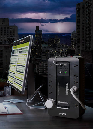 CyberPower ST900U Standby UPS Battery Backup and Surge Protector