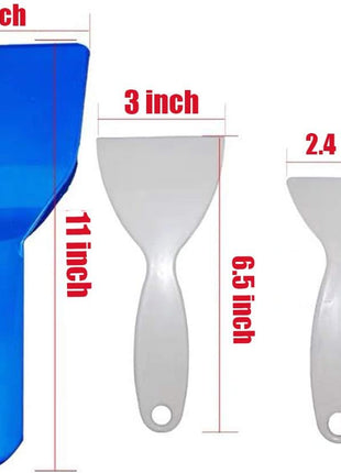 PayPie Plastic Refrigerator Ice Shovel Ice Scraper Snow Remover Cleaning Freezer Frost Shovel Ice Remover Scoop Set of 3