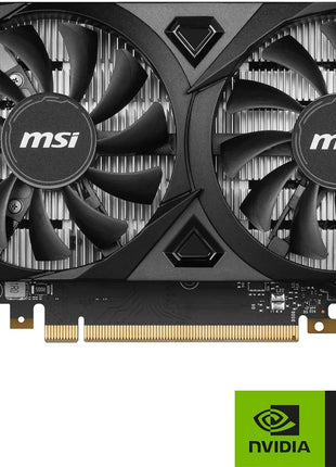 msi Gaming RTX 3050 Ventus 2X 6G OC Graphics Card (NVIDIA RTX 3050, 96-Bit, Boost Clock: 1492 MHz, 6GB GDDR6 14 Gbps, HDMI/DP, Ampere Architecture)