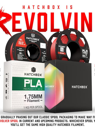 HATCHBOX 1.75mm Black PLA 3D Printer Filament, 1 KG Spool, Dimensional Accuracy  0.03 mm, 3D Printing Filament