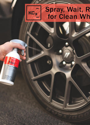 KOCHCHEMIE Magic Wheel Cleaner - Powerful Rim and Rim Well Cleaner; Acid Free, Dissolves Iron Particles Using Visible Red Discoloration, Excellent Adhesion and Viscosity (500 milliliters)