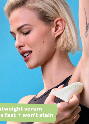 Kosas Chemistry Deodorant - Aluminium and Baking Soda Free + BO-Fighting AHA Serum that Exfoliates, Softens, and Nourishes the Skin, (Serene Clean)