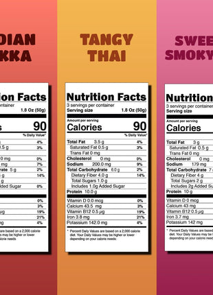Ready to Cook Tempeh-All Thins Tempeh (Pack of 3)- 28g Clean Protein| High Fiber | More Protein & Fiber than Tofu & Cottage Cheese| Gut-Friendly | Gluten Free | Dairy Free | Vegan | Non GMO
