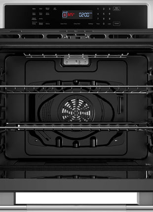 Empava 30 inch Electric Single Wall Oven with 10 Cooking Funcitons, Built-in Convection System with Screen Touch Control, Air Fry, Self-cleaning