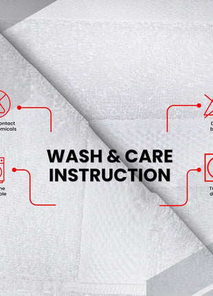 Infinitee Xclusives 100% Cotton Luxury Wash Cloths for Showering - 12 Pack | Washcloths [13x13] - Soft and Absorbent Face Towels for Bathroom Wash Clothes - Gym, Spa & Hotel Use