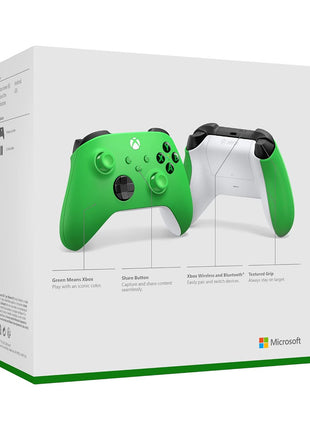 Xbox Core Wireless Gaming Controller – Velocity Green Series X|S, One, Windows PC, Android, and iOS