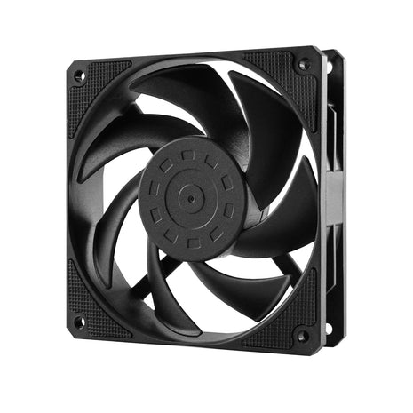 PANO-MOUNTS 120mm Case Fan Premium Magnetic Levitation High-Performance 4-Pin PWM 12025 PC Computer Cooling Fan High Speed 600-3000RPM Black