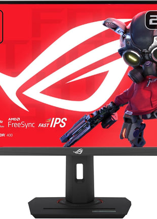 ASUS ROG Strix 24.5" 1080P USB-C HDR Gaming Monitor (XG259CS) - Full HD, 180Hz, 1ms, Fast IPS, Extreme Low Motion Blur Sync, G-SYNC Compatible, Tripod Socket, DisplayWidget, AI Gaming, 3 yr Warranty