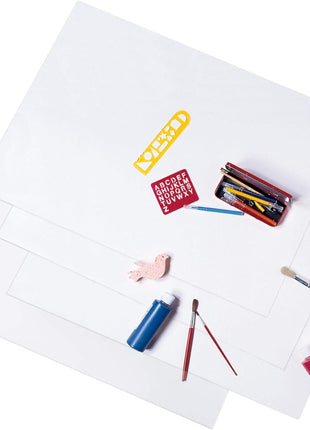 Pacon Super Value Poster Board, 22 inchX28 inch, White, 50 Sheets