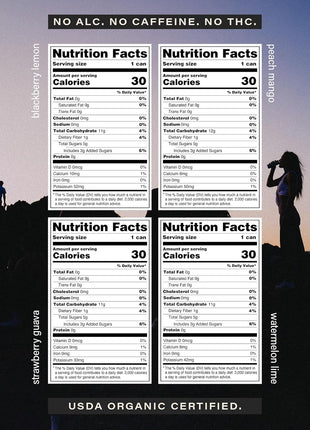 Hiyo Non-Alc Functional Seltzer, Adaptogens & Nootropics, 12 fl oz, 12pk | Classic Pack, Organic Social Tonic, Non-Alcoholic Beverage, Functional Drink, 30 Cals, Gluten Free, Vegan, Non-GMO
