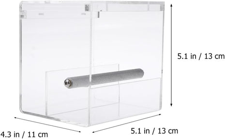 Window Bird Feeder Tray Large Size with Divider, Acrylic S