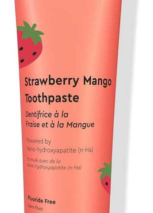 Boka Kids Toothpaste - Fluoride Free Nano Hydroxyapatite Toothpaste | Kids Oral Care - Strawberry Mango - 4 Oz, 1PK