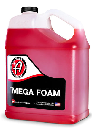 Adam's Mega Foam Car Wash Soap (Gallon) – pH Neutral, Ultra Concentrated for Foam Cannon, Foaming Spray Gun, or Bucket – Safe for Wax, Sealants & Ceramic Coating – High Suds Car Cleaner