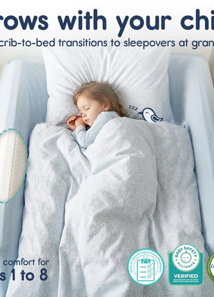 Hiccapop 1-Pack, Foam Bed Bumper for Toddlers, Foam Bed Rail for Toddlers