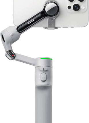 Insta360 Flow 2 Pro Grey- AI-Powered Smartphone Stabilizer, Auto Tracking Phone Gimbal, 200+ App Tracking with Apple DockKit, 3-Axis Stabilization, Built-in Tripod/Selfie Stick, Portable & Foldable