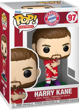Funko Pop! Football: Bayern Munich - Harry Kane - Bayern FC - Collectable Vinyl Figure - Gift Idea - Official Merchandise - Toys for Kids & Adults - Sports Fans - Model Figure for Collectors