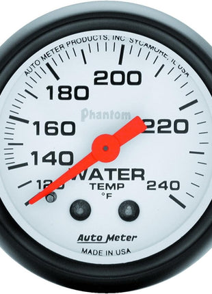 Auto Meter 5732 Phantom Mechanical Water Temperature Gauge
