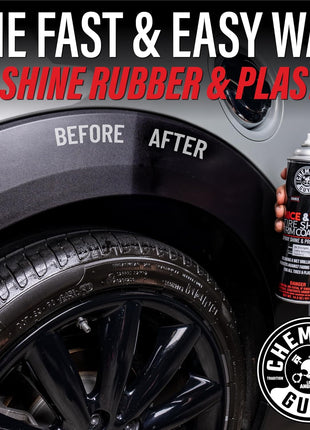 Chemical Guys TVDSPRAY101 Nice & Wet Tire Shine Trim Coating for Rubber, Plastic and Vinyl, Safe for Cars, Trucks, SUVs, Motorcycles, RVs & More, 14.5 fl oz