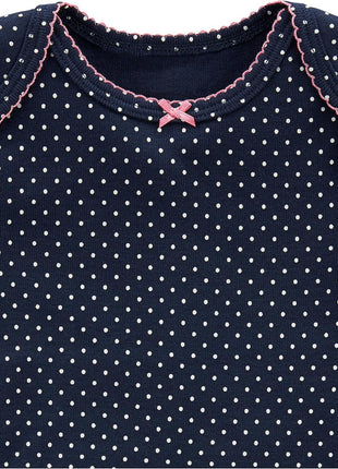Simple Joys by Carter's Baby Girls' 5-Pack Long-Sleeve Bodysuit, Mint Green/Navy Dots/Pink/Butterflies/Floral, 18 Months