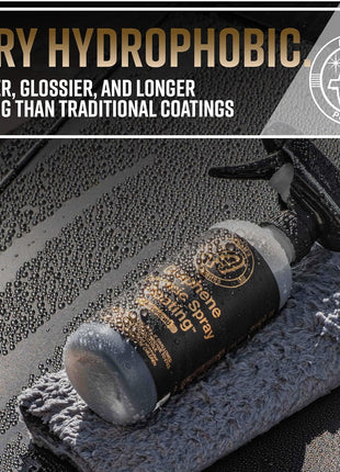 Adam's Advanced Graphene Ceramic Spray Coating Kit - 18+ Months Sprayable Graphene Oxide Ceramic Coating for Cars, Boats, RV's & Motorcycle - Adds Extreme Gloss, Depth, Shine & Protection