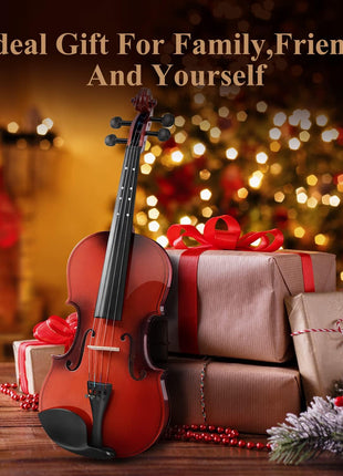 Eastar 3/4 Violin for Beginners, Violins Kit for Student, Fiddle with Hard Case, Rosin, Shoulder Rest, Bow, and Extra Strings (Imprinted Finger Guide on Fingerboard)