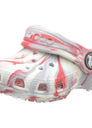 Crocs Kids - Classic Marbled Tie-Dye Clog (Toddler) Prep Blue/Multi Glow in The Dark 9 Medium