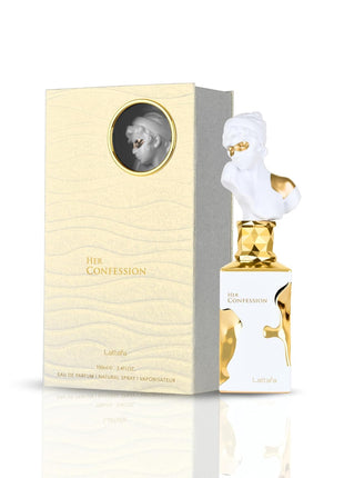 Lattafa Her Confession - Vanilla, Floral, Amber, Musk - Eau de Parfum Long-Lasting Fragrance for Women, 3.40 Ounce / 100 ml