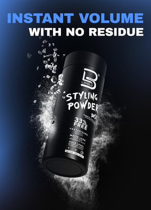 L3 Level 3 Styling Powder - Natural Look Mens Powder - Easy to Apply with No Oil or Greasy Residue (Small - 30 Grams)