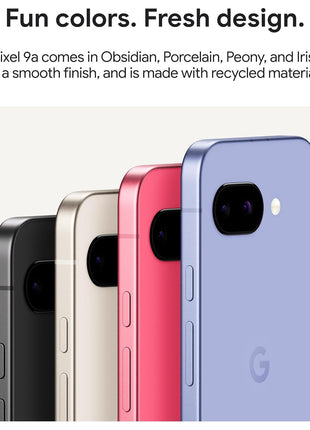 Google Pixel 9a with Gemini - Unlocked Android Smartphone with Incredible Camera and AI Photo Editing, All-Day Battery, and Powerful Security - Obsidian - 128 GB