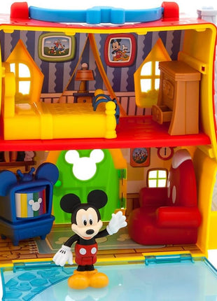Disney Store Official Mickey Mouse Clubhouse Toys Play Set - Interactive Playhouse Junior Mickey Mouse Toys - Poseable Mickey & Pluto Figures, 13-Piece Set, Perfect for Toddlers