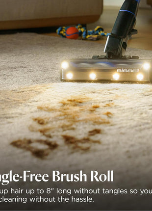 Bissell PowerClean FurFinder 200W Self-Standing Cordless Vacuum, 4052 | Bright headlights; wall mount; removable battery; upholstery tool; self-standing for easy storage