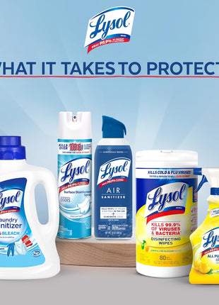 Lysol All Purpose Cleaner Spray, Multi-Purpose Disinfecting Spray, Kitchen & Bathroom Cleaner, Lemon Breeze Scent, 32 Fl Oz
