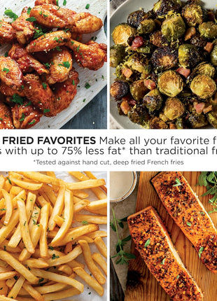 Ninja Air Fryer, 4 QT Capacity, 4 in 1 Roast, Crisp, Reheats and Dehydrates, Dishwasher Safe Parts, 105 F to 400 F, 1550 Watt, Grey, 1 Count