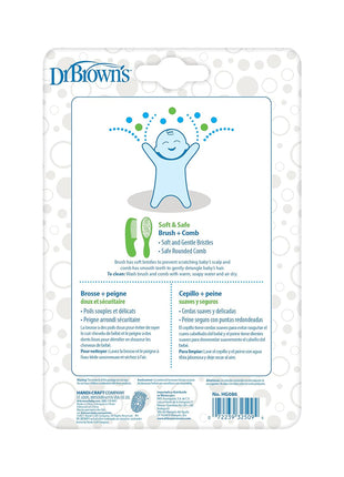 Dr. Brown's Soft and Safe Baby Brush + Comb