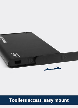 Vantec NexStar 6G, 2.5" SATA III to USB 3.2 Gen1 External SSD/HDD Enclosure, ID: Black (NST-268S3-BK)